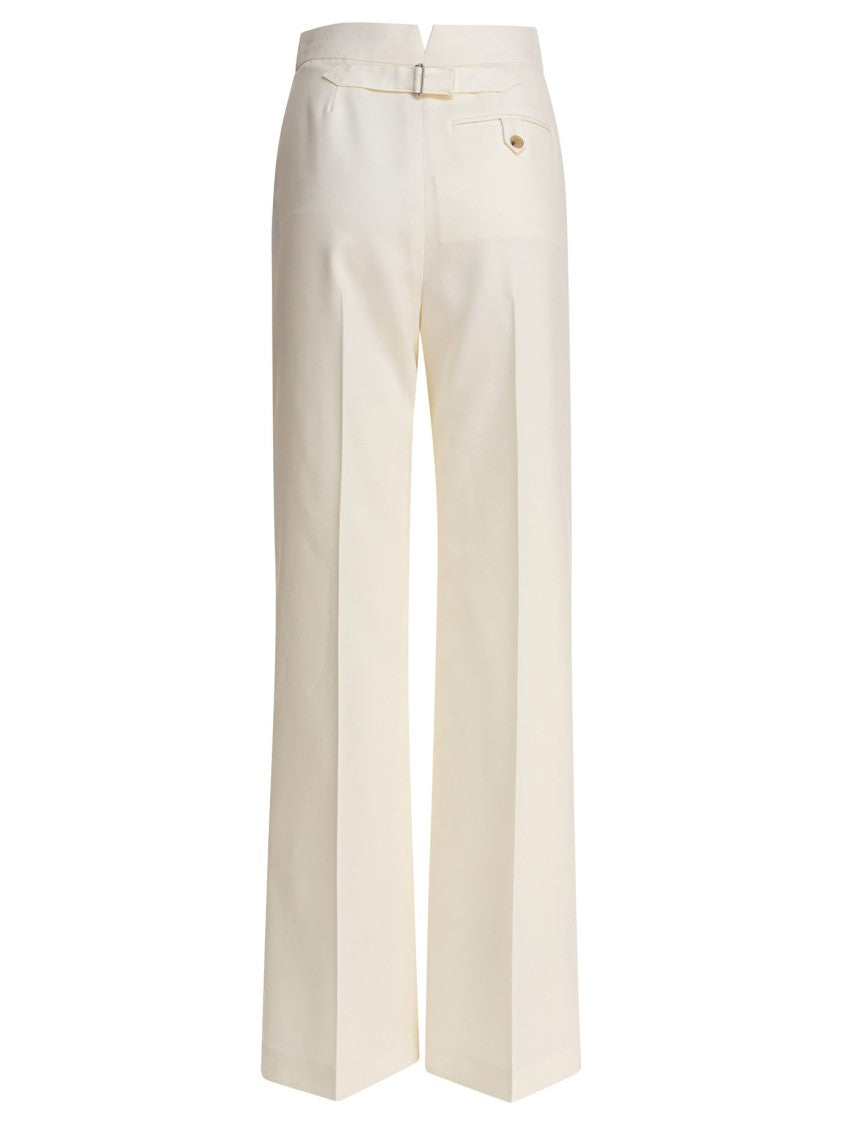 Alexander Mcqueen Tailored High-Waist Trousers In Wool