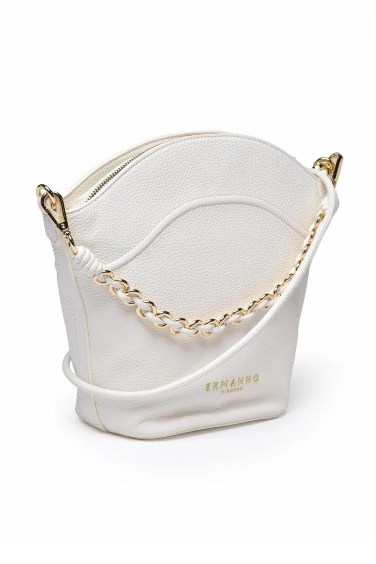 Ermanno Firenze Travis Bucket Bag Large - White