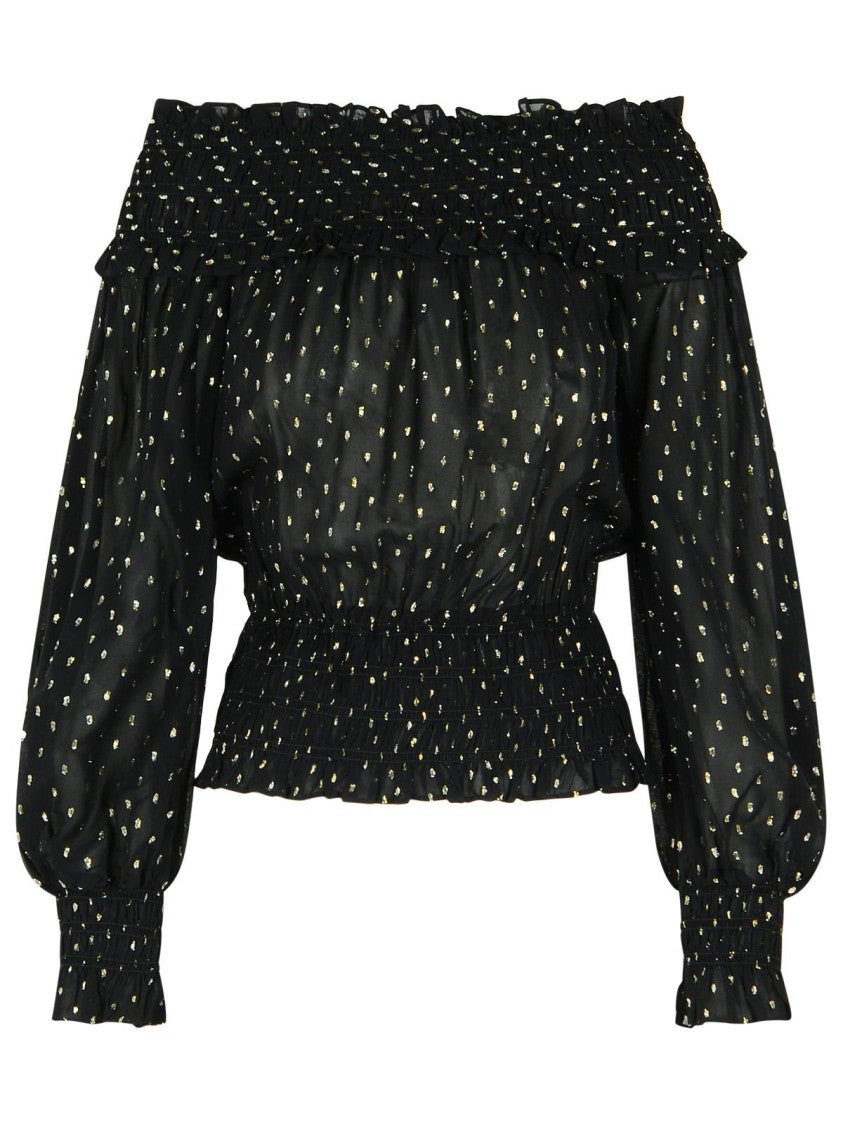 Self-Portrait Chiffon' Viscose Sweater