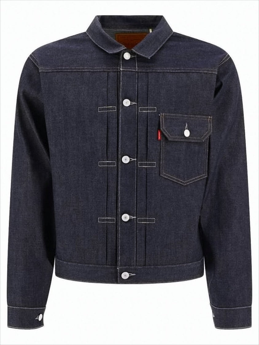 Levi's Classic Denim Jacket With Adjustable Waist