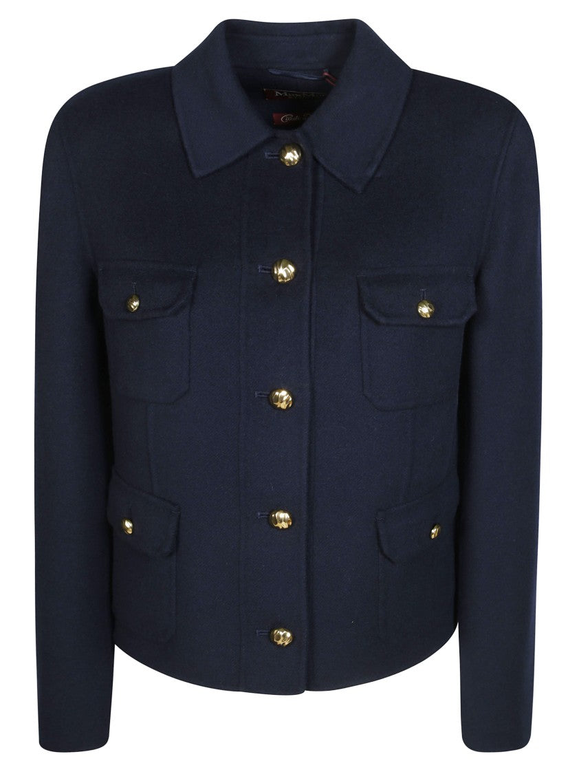 Max Mara Mstvenere Cropped Structured Jacket