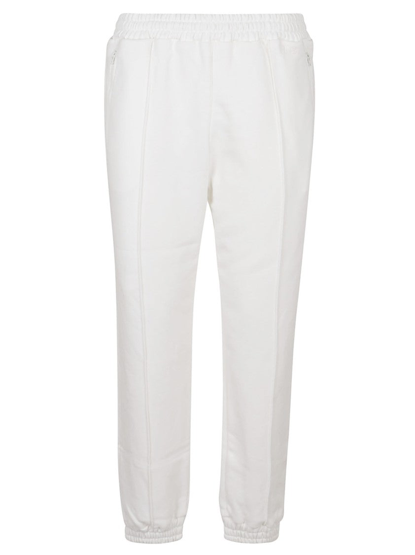 Philosophy Di Lorenzo Serafini Cropped White Trousers With Relaxed Fit