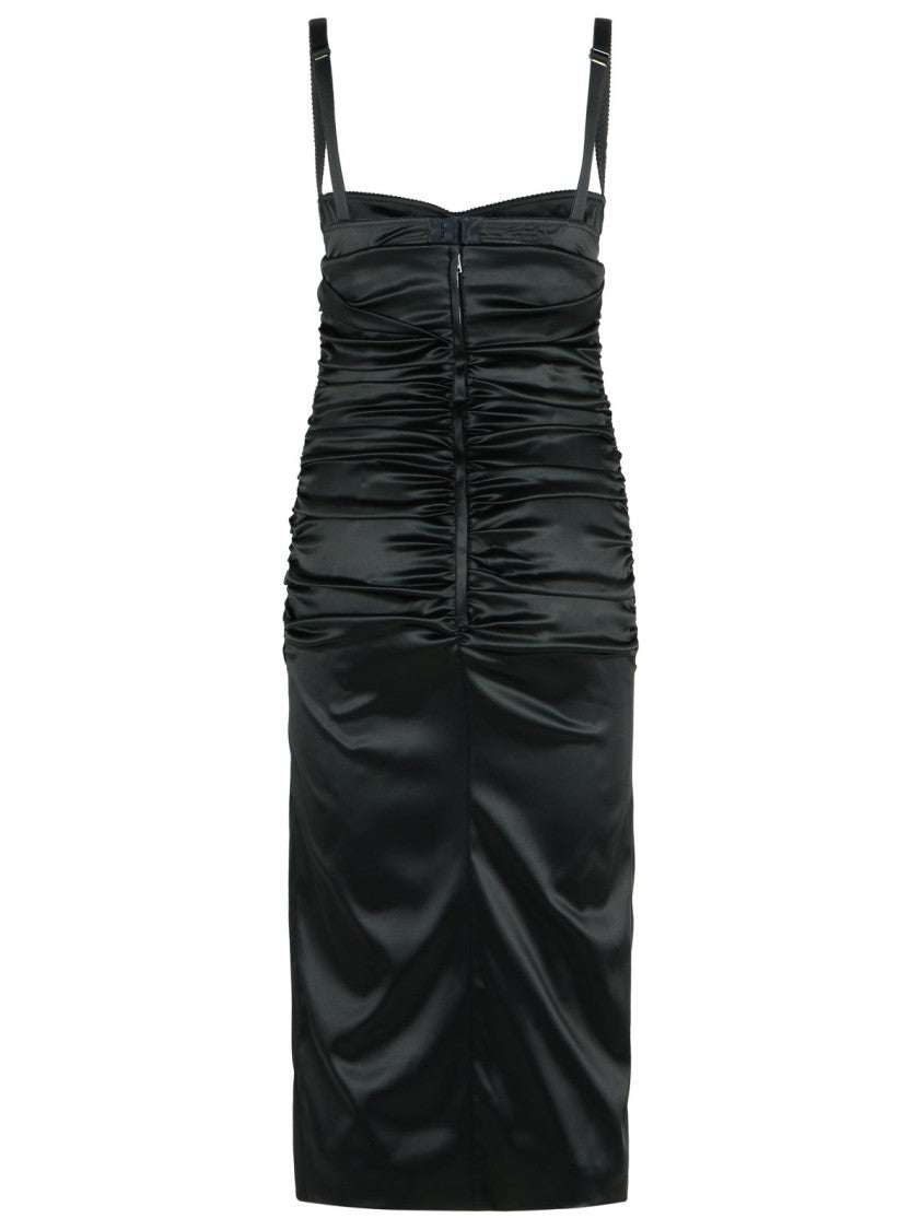 Dolce & Gabbana Black Silk Blend Dress