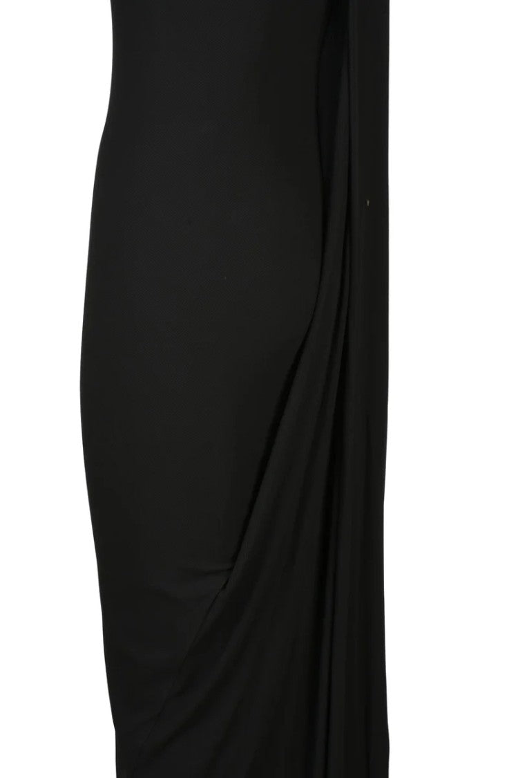 Balenciaga Long Jersey Dress - Black