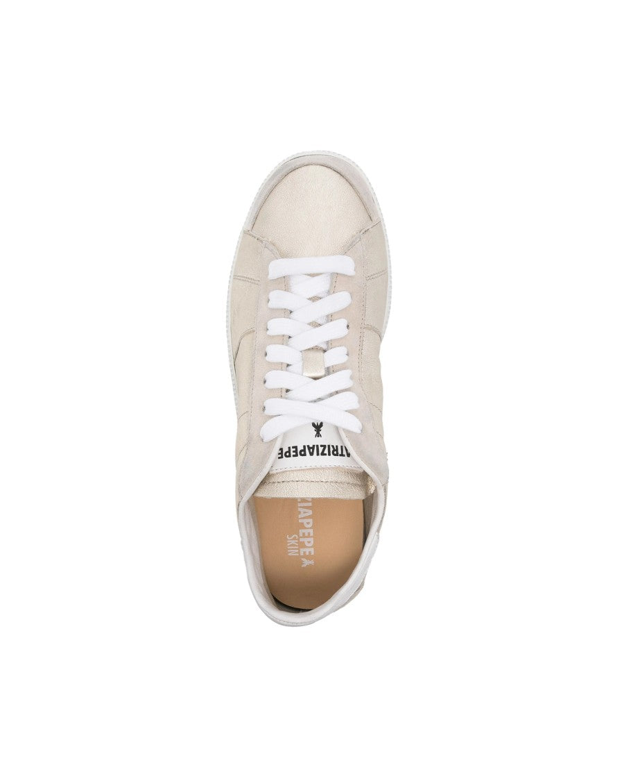 Patrizia Pepe Shiny Gold Skin ’93 Sneakers