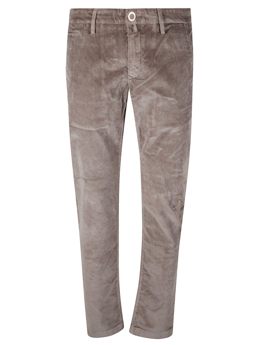 Jacob Cohen Muted Grey Five-Pocket Casual Pants