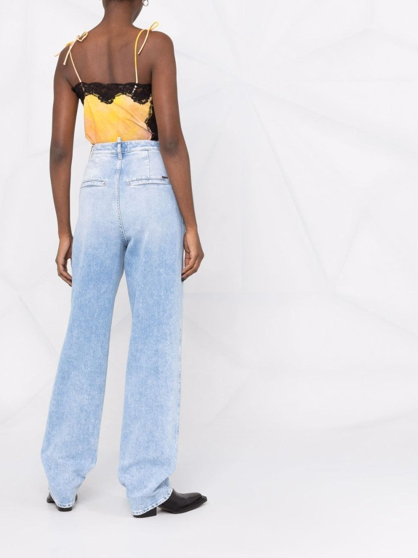 Dsquared2 High-Waisted Boxy Jeans