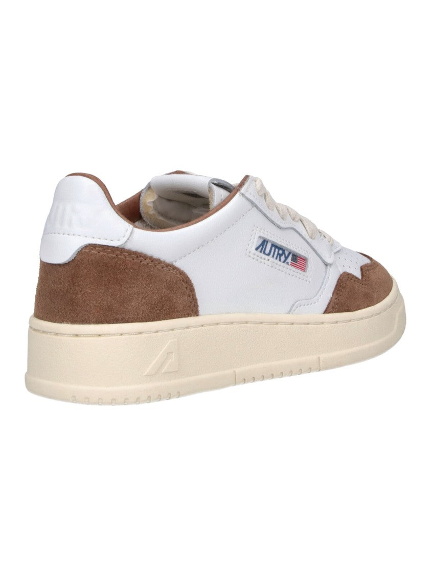 Autry Low-Top Sneakers With Suede Overlays