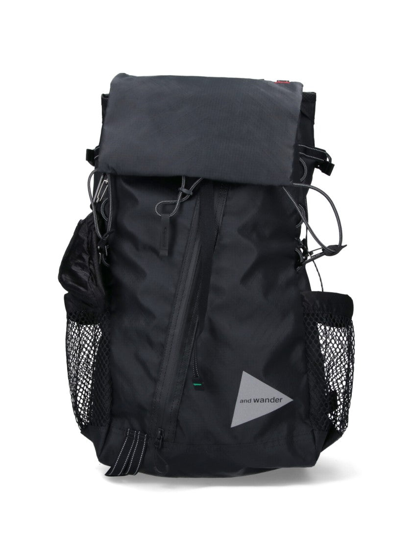 And Wander Black Ecopack 30L Fabric Backpack