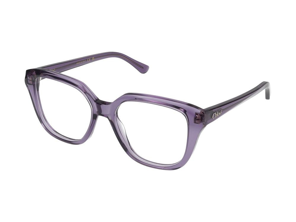 Chloé Eyeglasses Ch0293o 004 Violet Violet Transpa 53/17/140