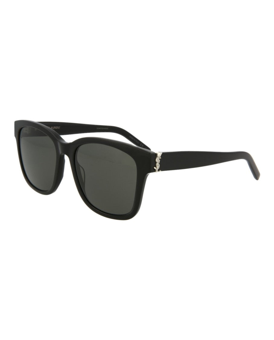 Saint Laurent Square-Frame Acetate Sunglasses With Saddle Nose Bridge