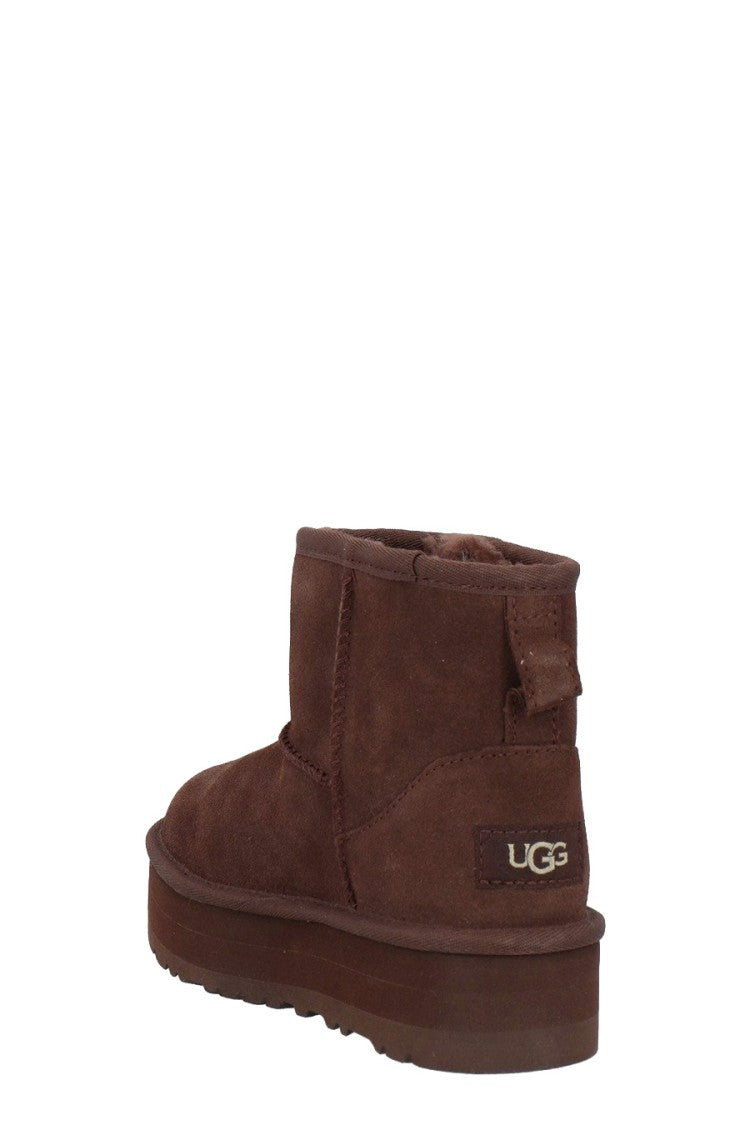 Ugg Brown Suede Pull-Tab Boot