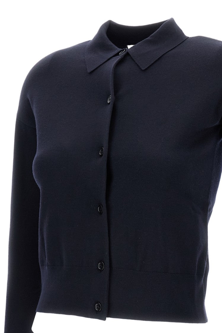 Max Mara Button-Front Cardigan With Classic Point Collar