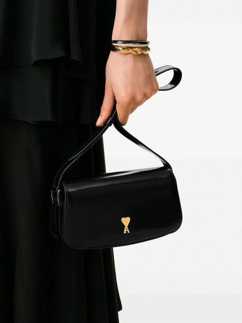 Ami Paris Rectangular Shoulder Bag
