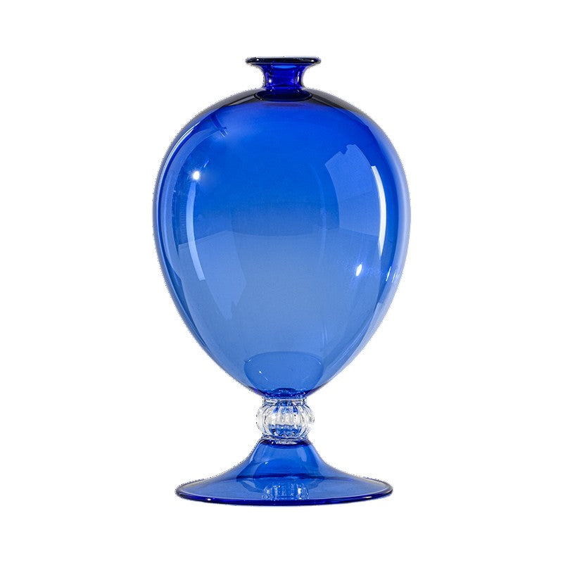 Venini Veronese Blue Glass Vase