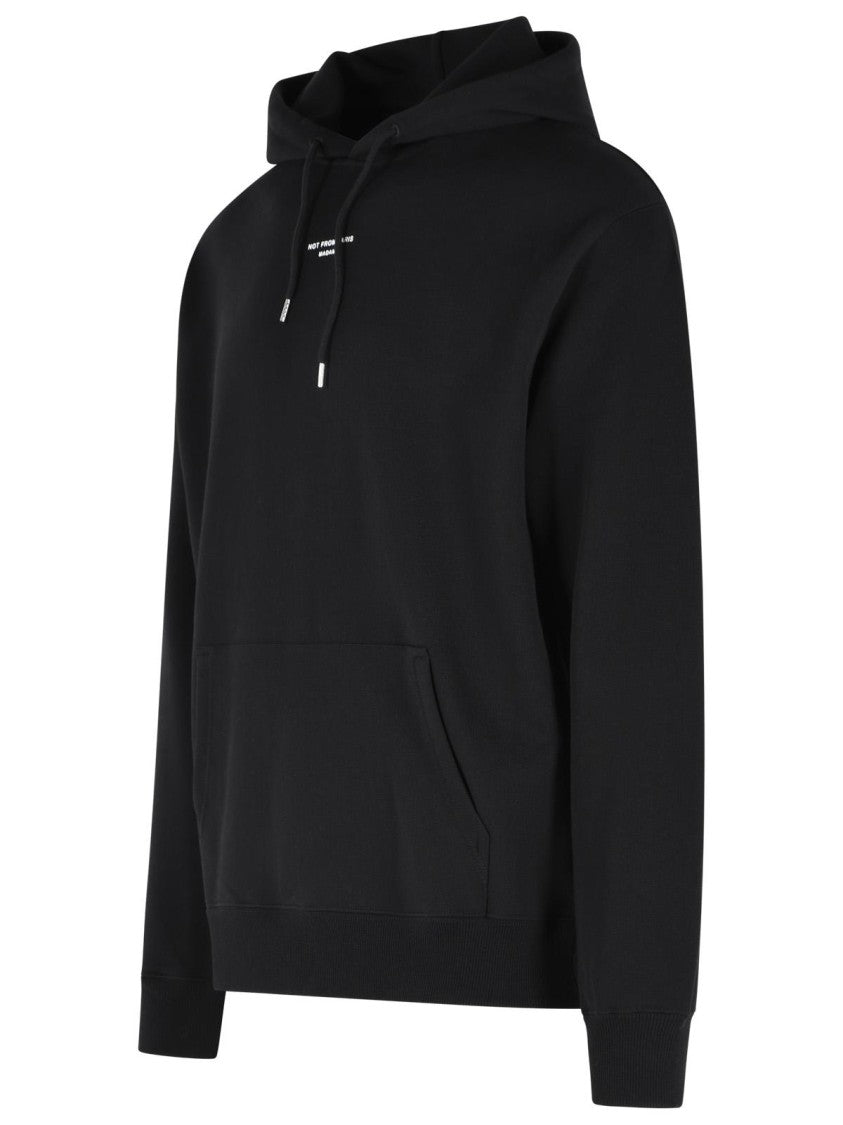 Drôle De Monsieur Black Cotton Hoodie