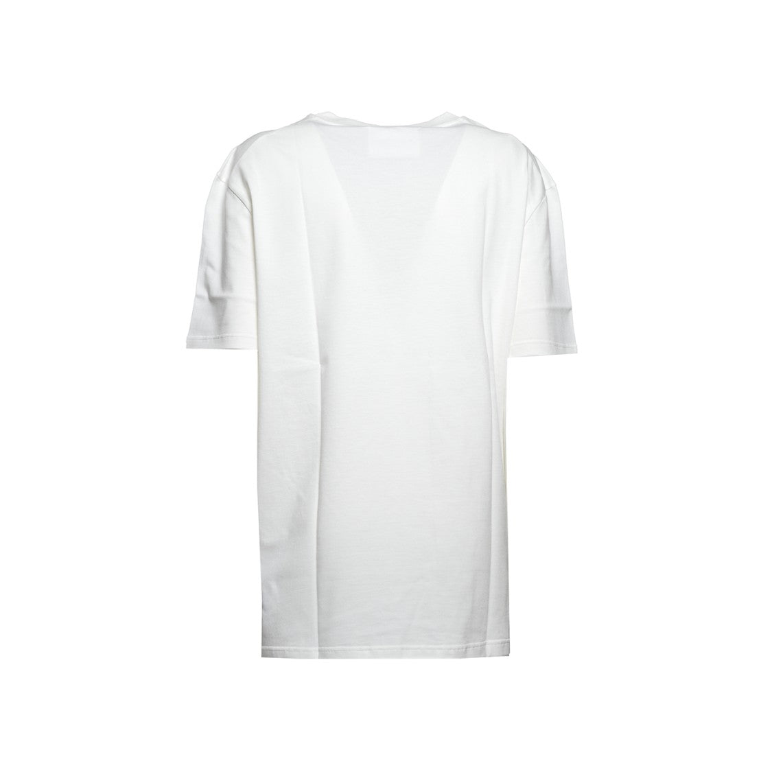 Jil Sander White Cotton Short Sleeve T-Shirt And Logo