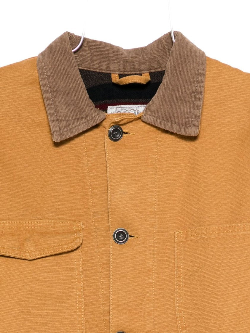 Chesapeake's Brown Jacket With Contrast Corduroy Collar