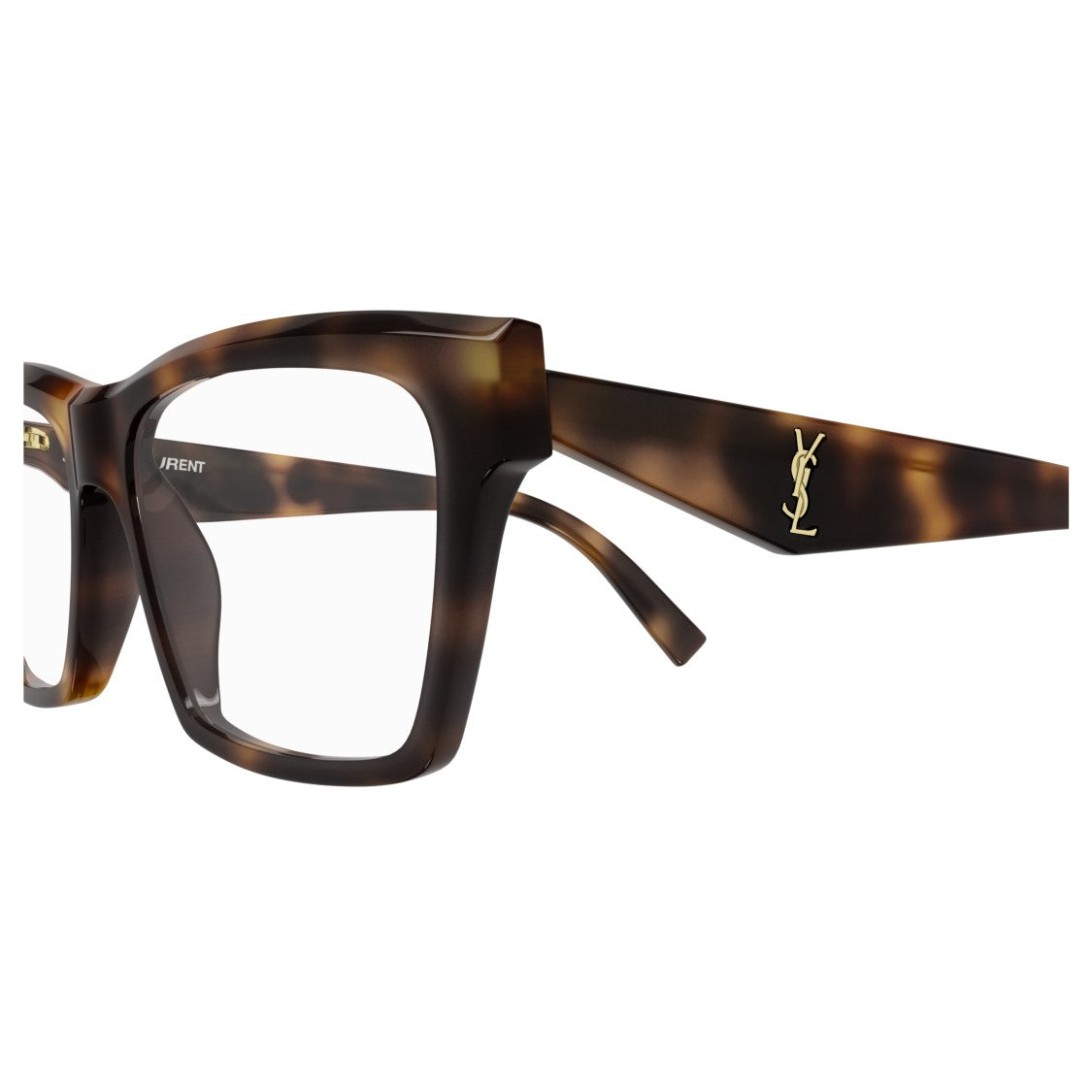 Saint Laurent Sl M104 Opt Oversized Tortoiseshell Square Frame Eyeglasses
