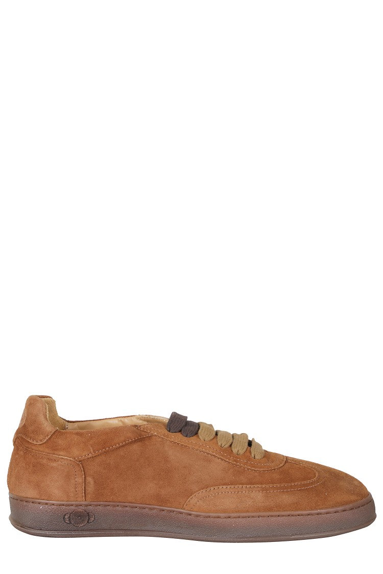 Soldini Cocco Akira Amalfi Suede Lace-Up Sneakers
