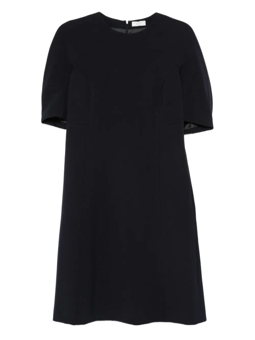 Peserico Classic Black Midi Dress