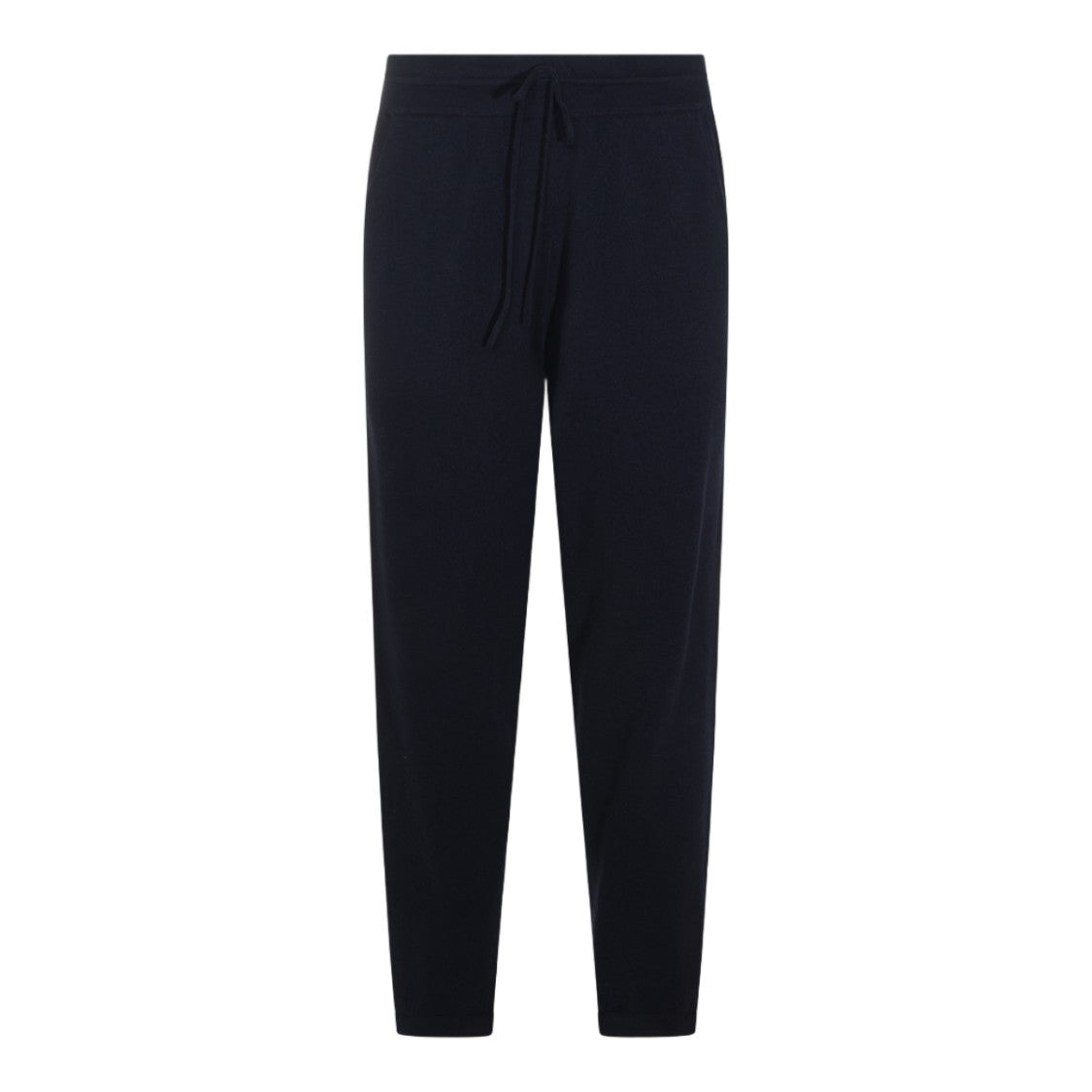 Malo Tapered Trousers With Drawstring Waistband And Smooth Texture