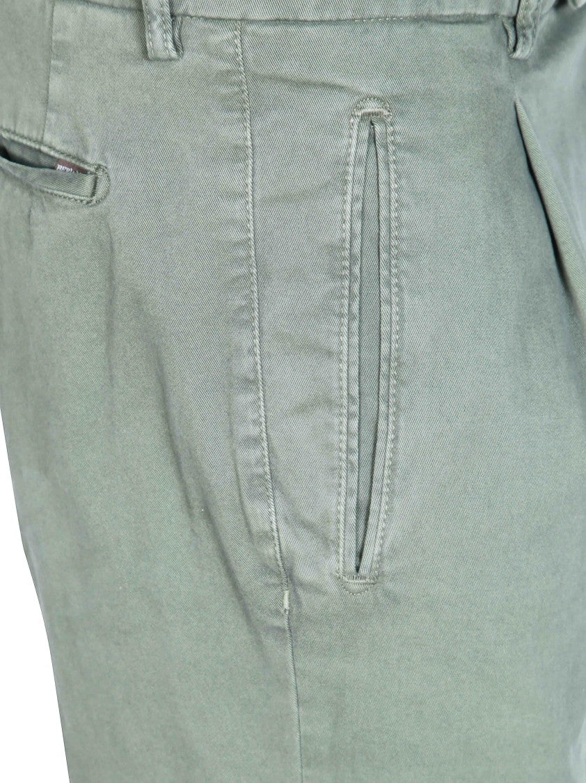 Berwich Green Tailored Cuffed Formal Pants