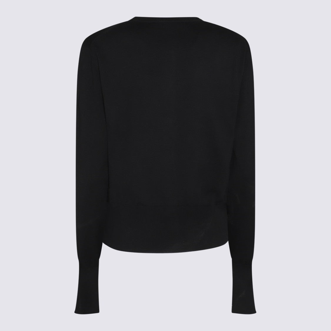 Vivienne Westwood Black Cardigan Sweater With Round Neckline And Button Closure