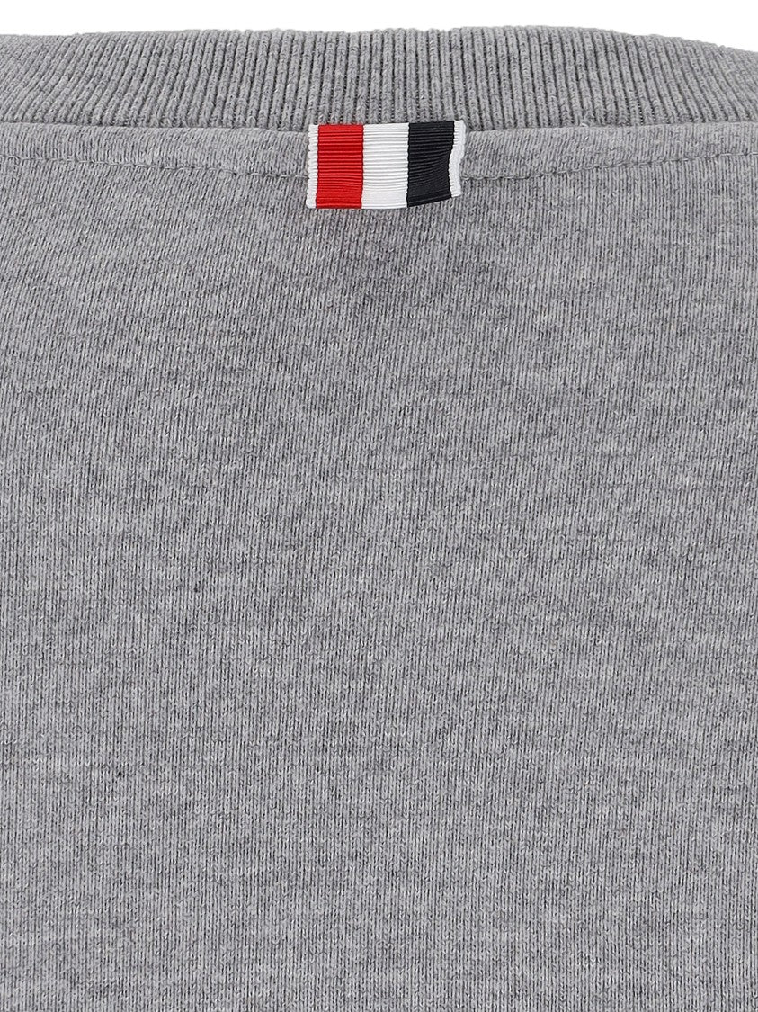 Thom Browne 4-Bar' Crewneck Sweatshirt – Grey