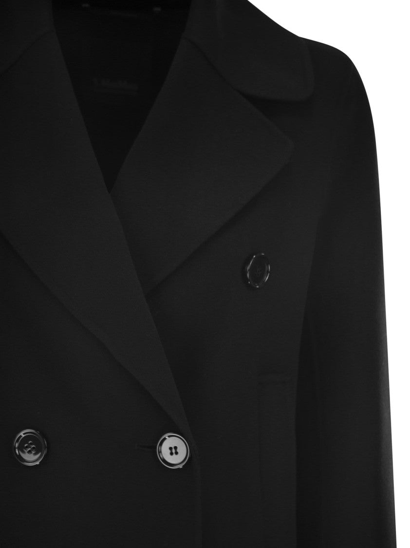 Max Mara Smmcustodi - Long Wool Coat With Martingale