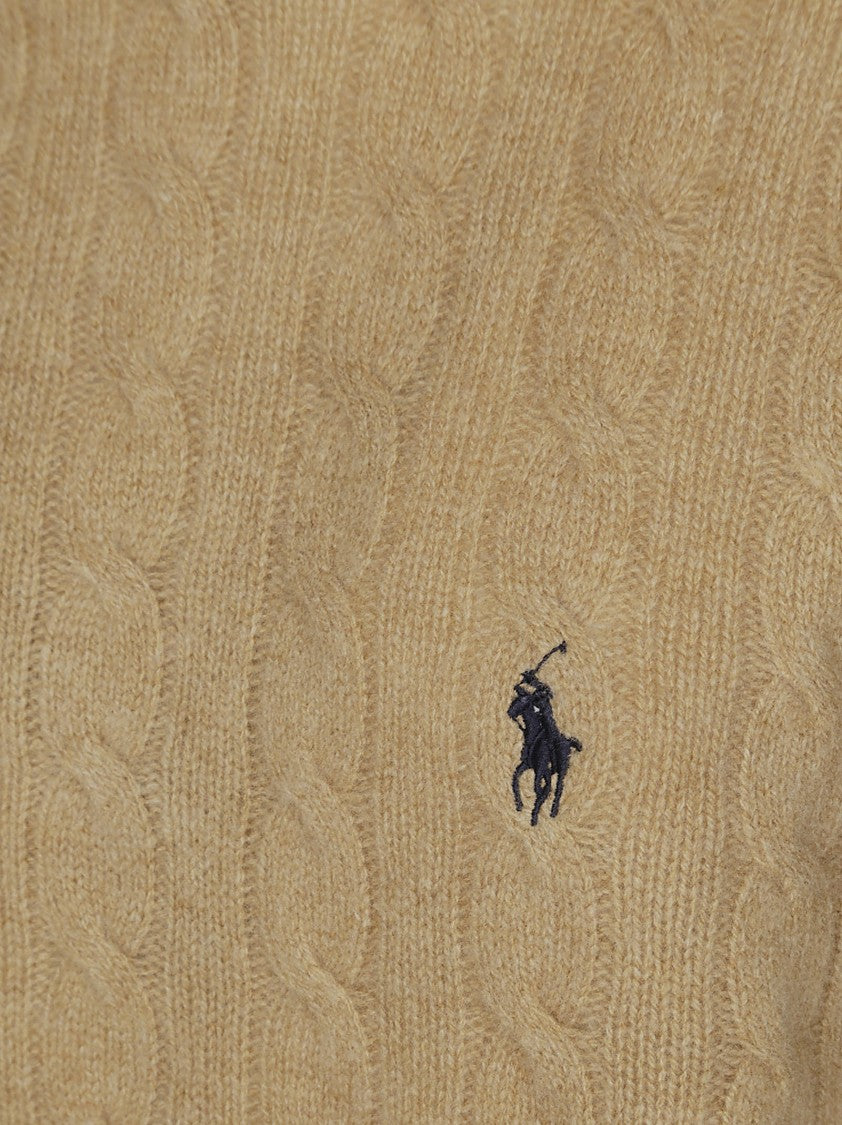 Polo Ralph Lauren Textured Cable Knit Turtleneck Sweater