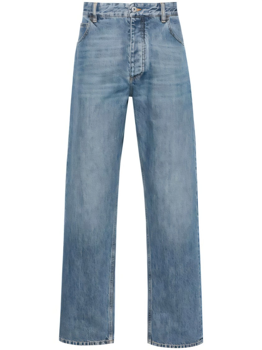 Bottega Veneta Classic Straight-Leg Denim Pants