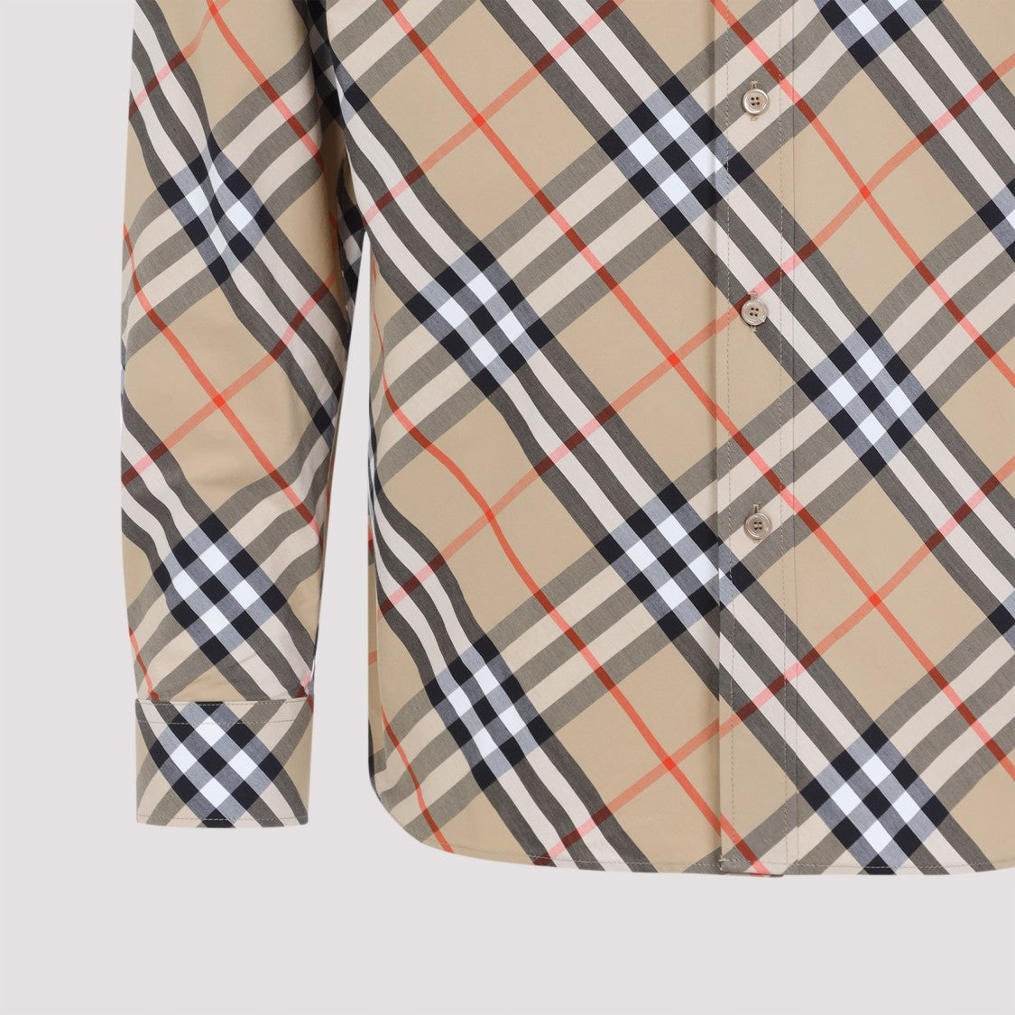 Burberry Plaid Cotton Button-Down Shirt