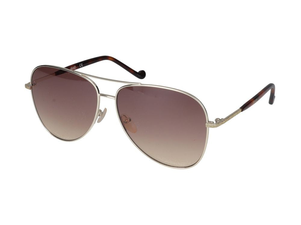 Liu Jo Sunglasses Lj147s 718 Gold Shiny 60/13/135