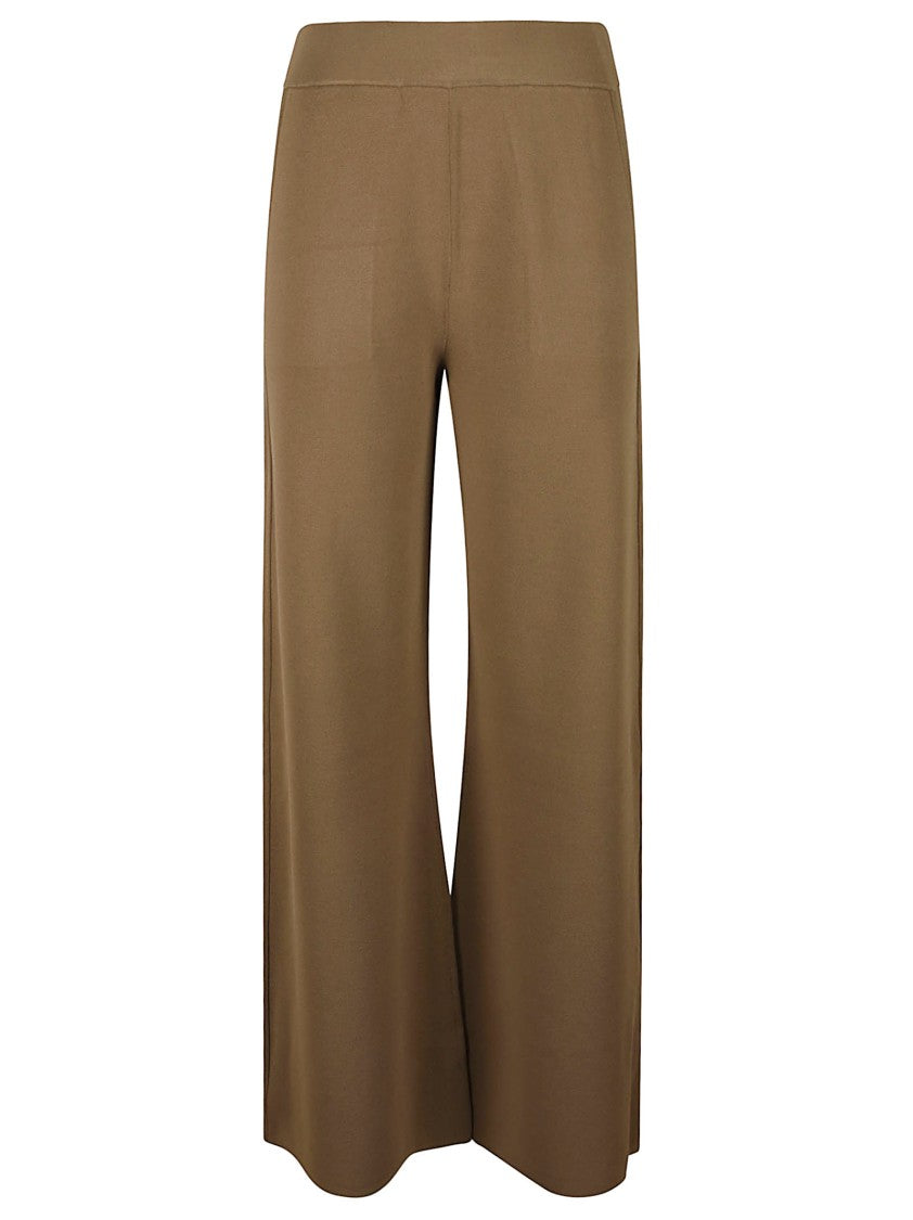 Max Mara Wide-Leg Pants With High Waistband And Relaxed Fit