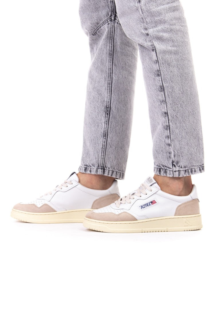 Autry Bimaterial Leather & Suede Sneakers