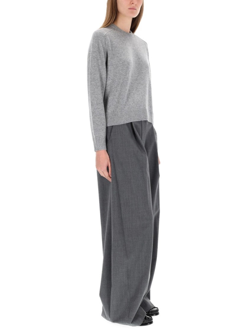 Theory Cropped Cashmere Ribbed Sweater