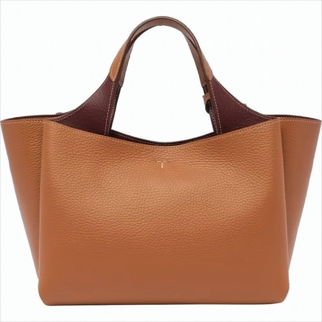Tod's Textured Leather Tote Bag With Adjustable Shoulder Strap