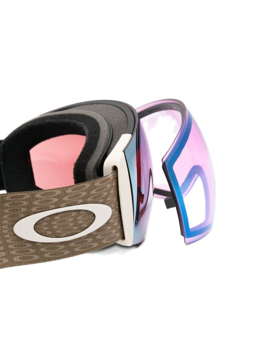 Oakley Iridescent Finish Wraparound Sunglasses