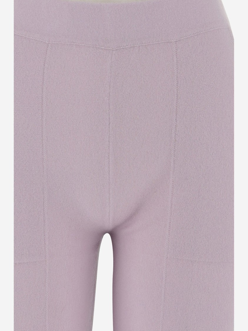 Bruno Manetti Regular Fit Cashmere Pants With Elasticized Waist