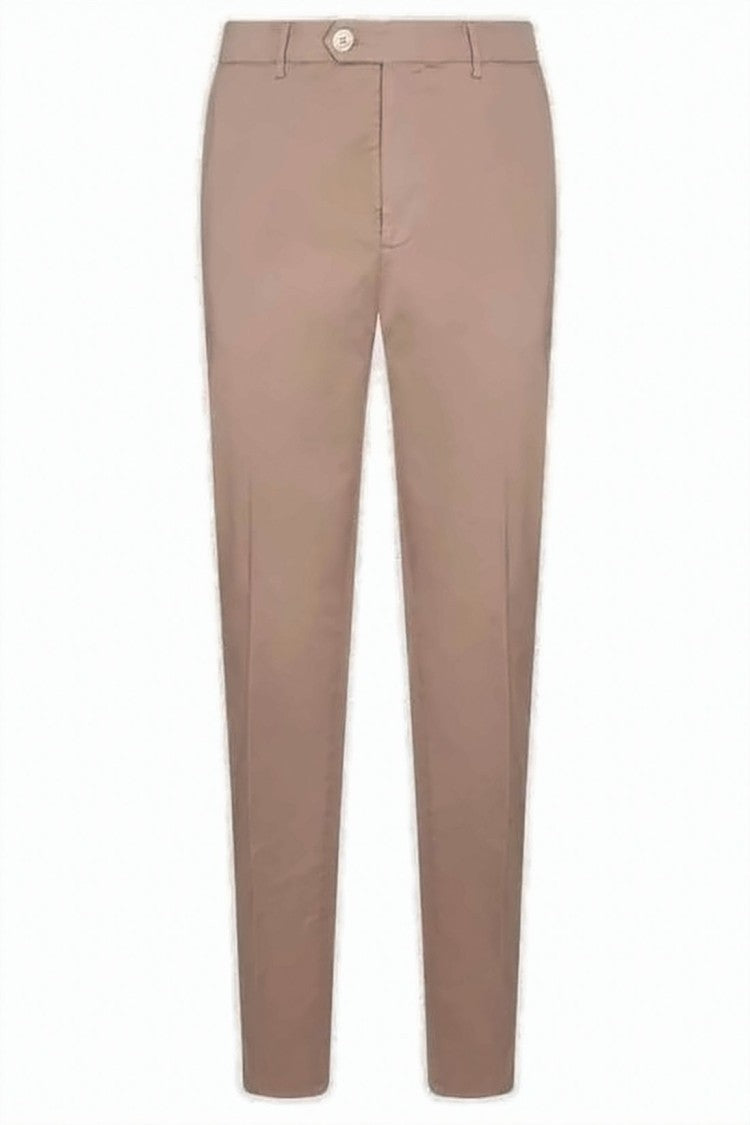 Brunello Cucinelli Straight-Fit Tailored Pants With Smooth Texture