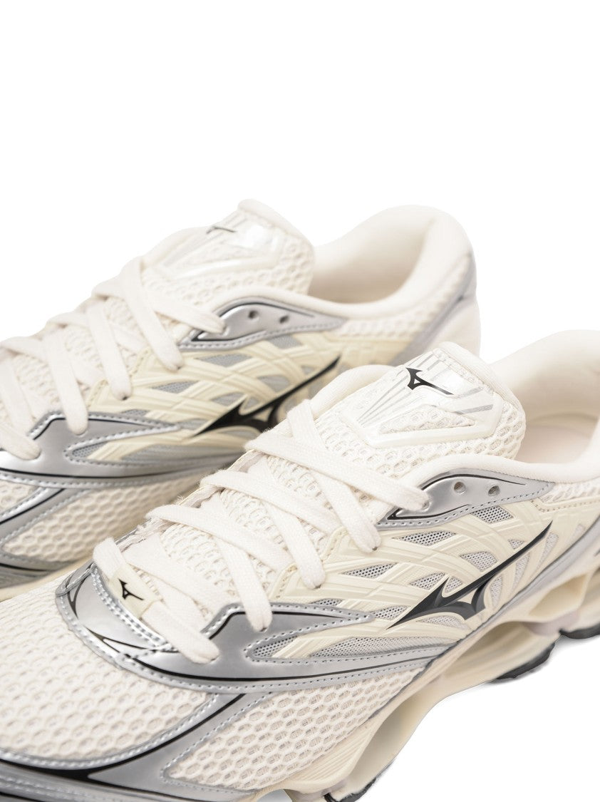 Mizuno White Mesh Sneakers