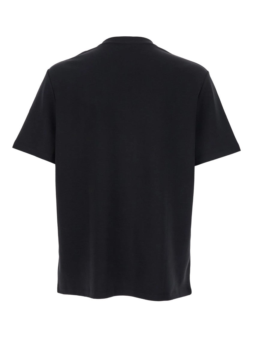 Balmain Black Loose Ss Boxy Cotton T-Shirt