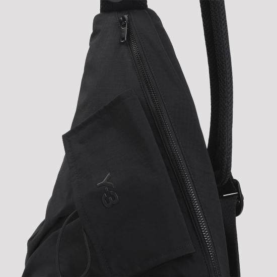 Y-3 Black Polyamide Crossbody Bag