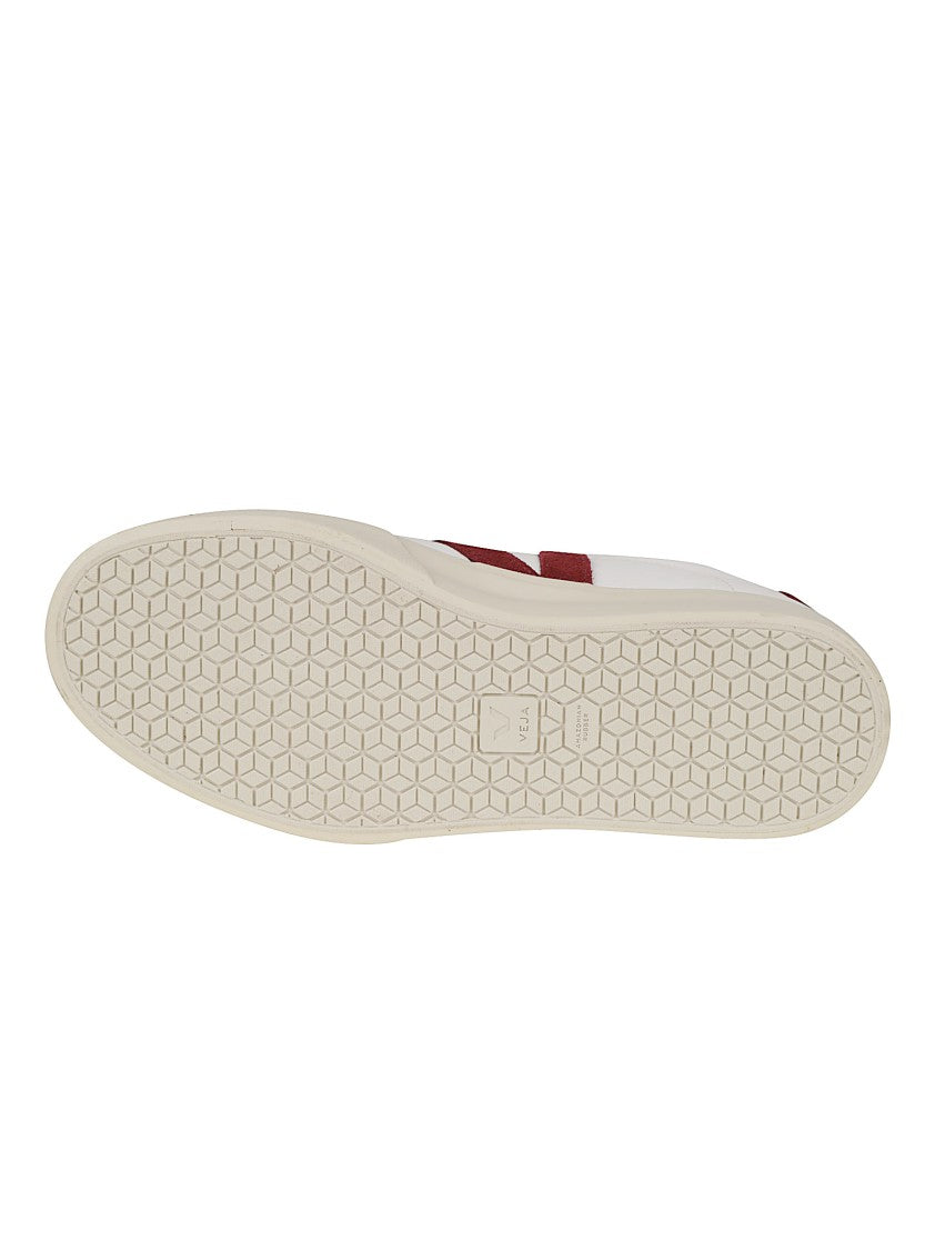 Veja Campo Low-Top Eco Leather Red Suede Sneakers