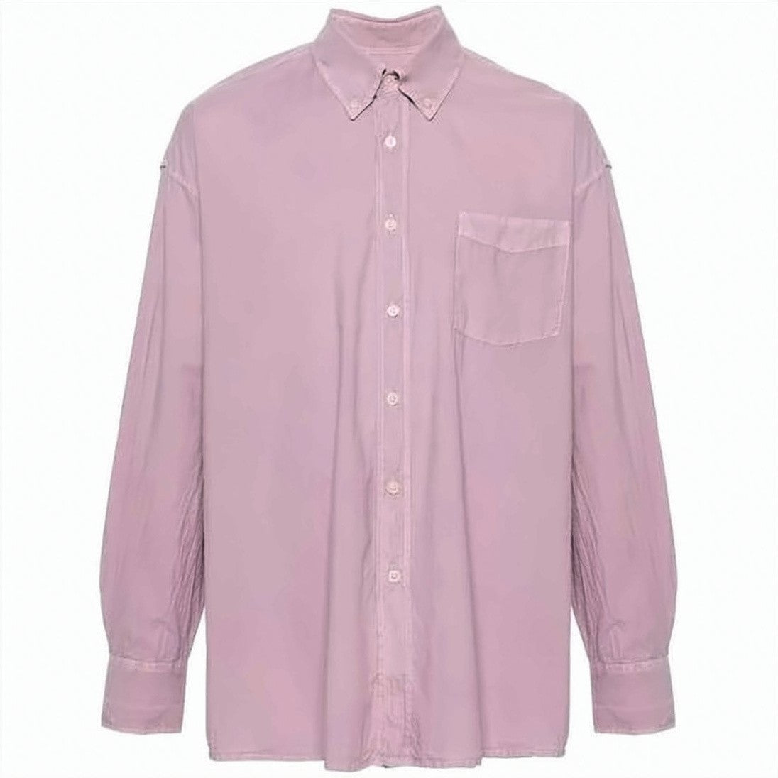 Our Legacy Long-Sleeve Button-Up Shirt With Classic Collar And Oversized Silhouette