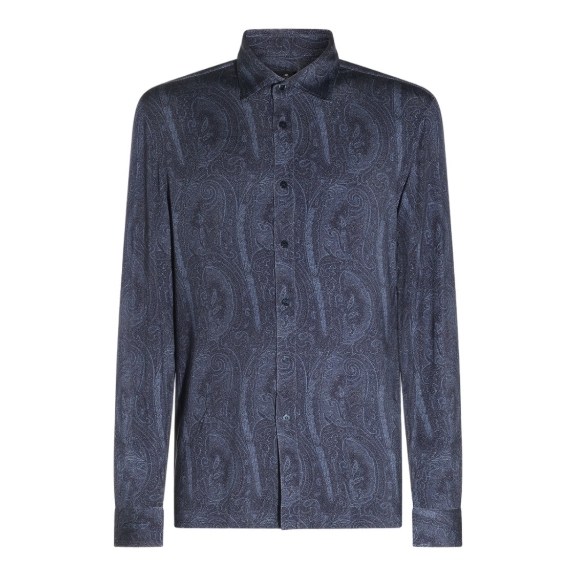 Etro Paisley Pattern Long-Sleeve Shirt With Classic Collar