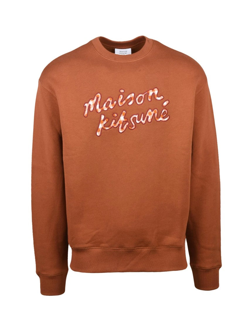 Maison Kitsuné Colors Cotton Brushed Sweatshirt