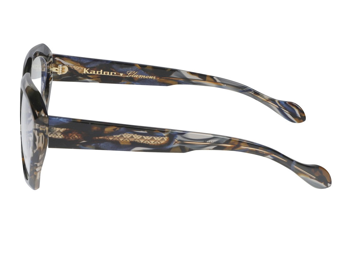 Kador Tortoiseshell Marilyn/K-V Oversized Geometric Eyeglasses