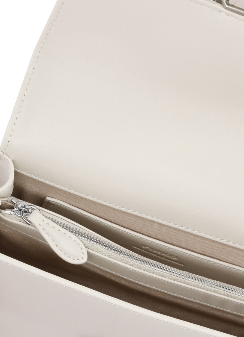 Pinko White Mini Love One Simply Bag